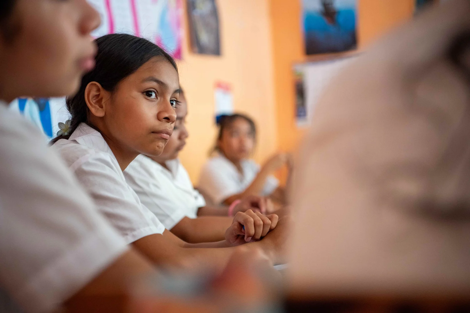 Kinder in einer Schule in Guatemala