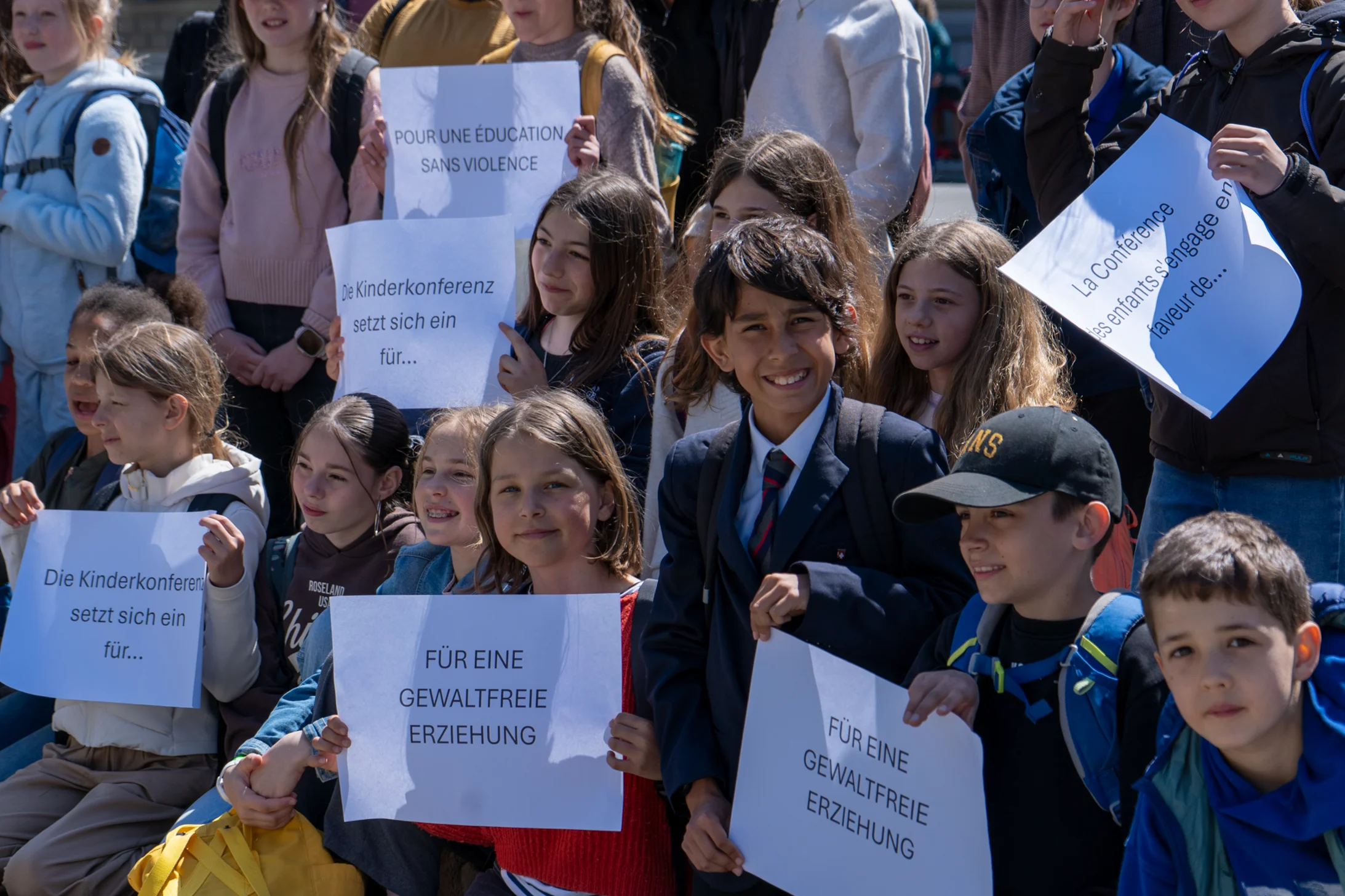 Nationale Kinderkonferenz Bundeshaus Kinderdorf Pestalozzi