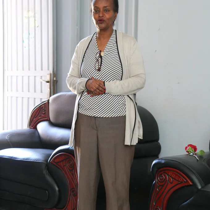 Haregewein Ashenafi ist Geschäftsführerin der lokalen Partnerorganisation ECD