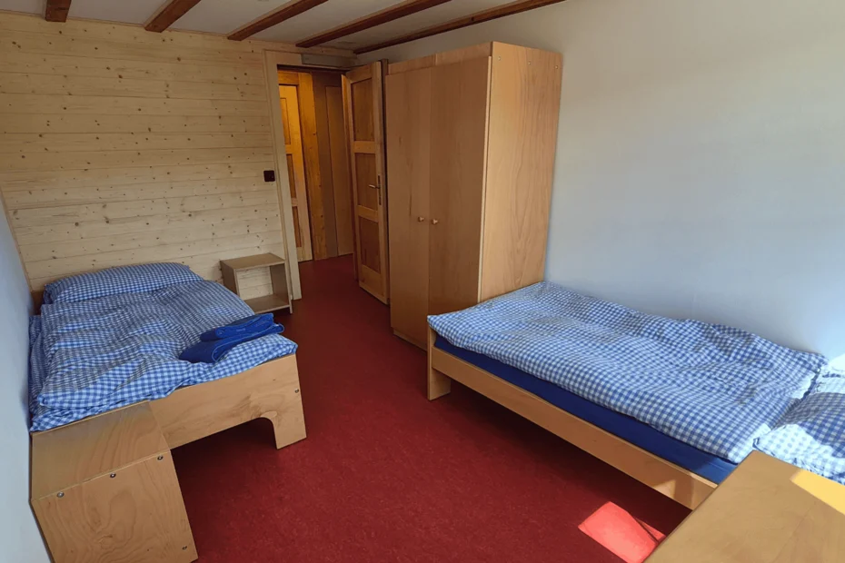 Schlafraum in den Gruppenhäuser im Kinderdorf Pestalozzi in Trogen