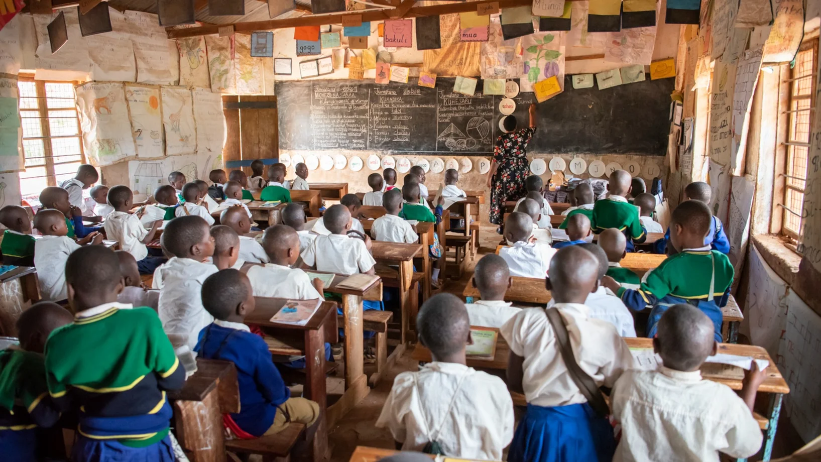 Klassenzimmer in Tansania
