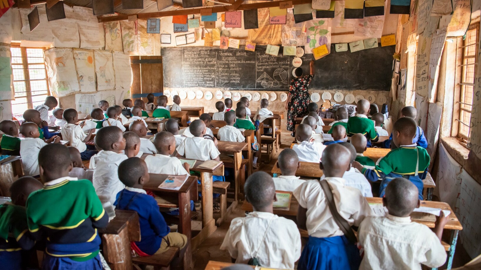 Klassenzimmer in Tansania