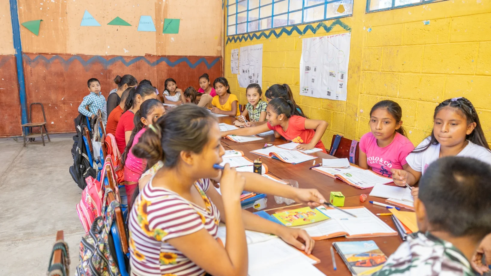Klassenzimmer in Guatemala