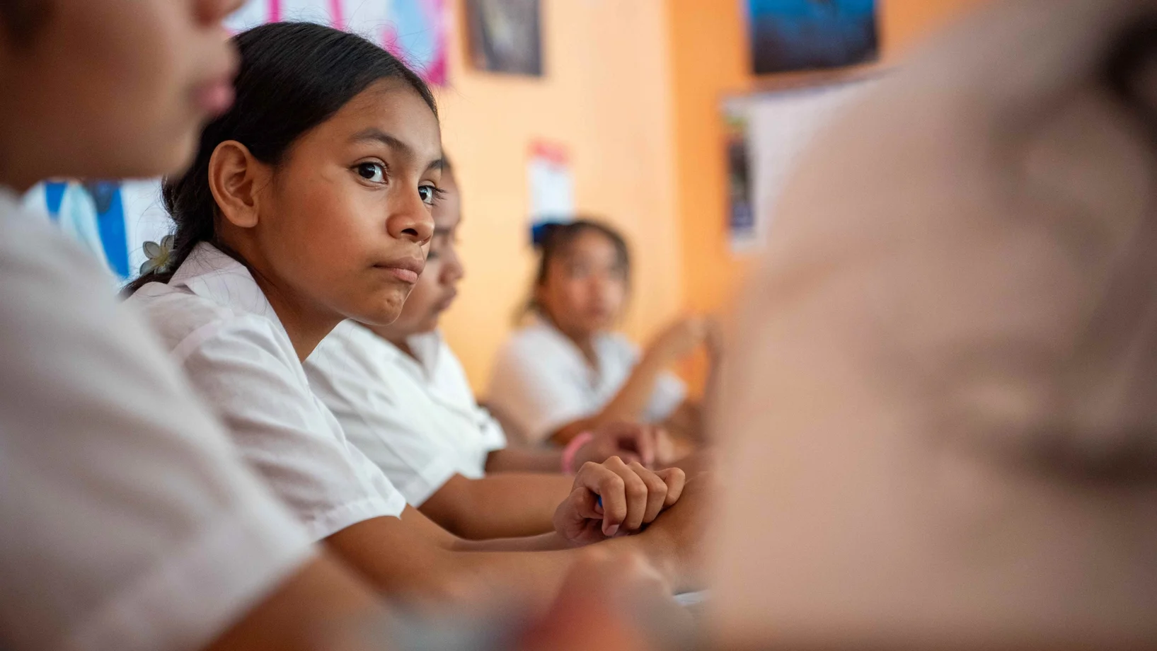Kinder in einer Schule in Guatemala